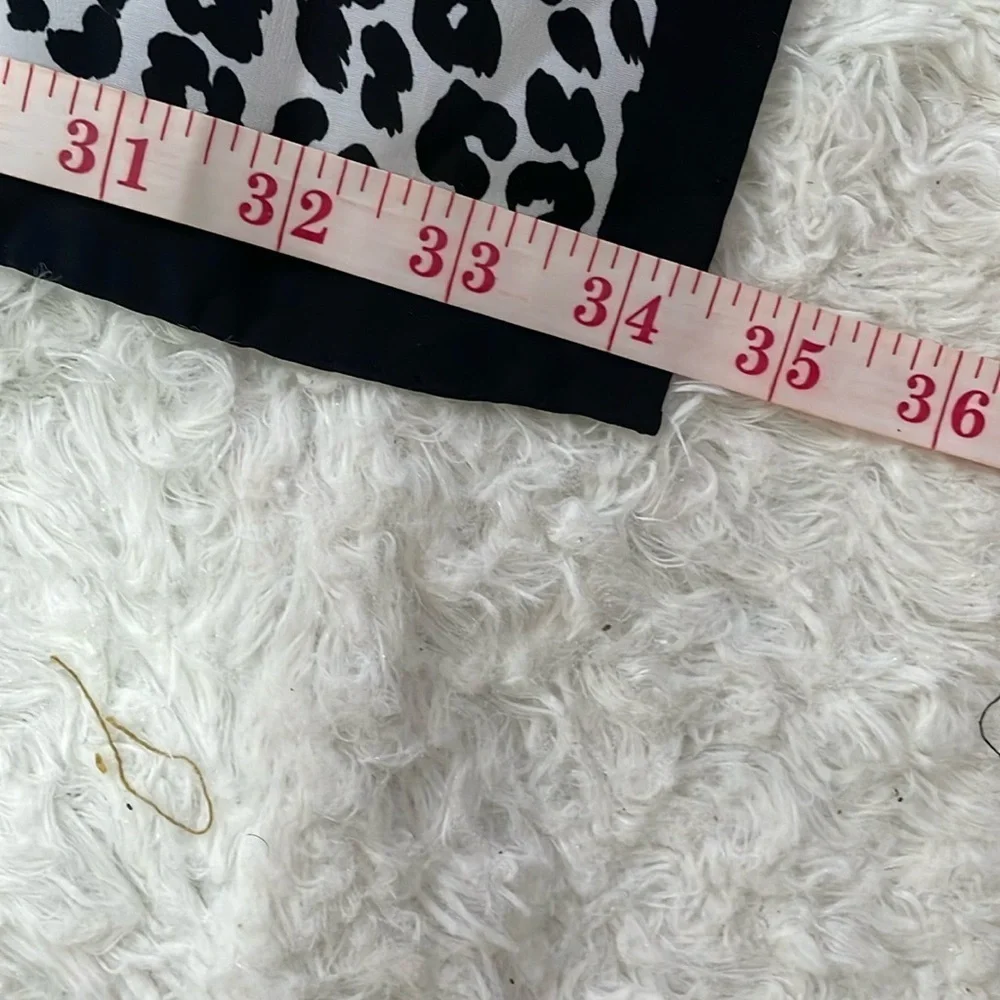 Gianni Versace Black and yellow Silk Scarf